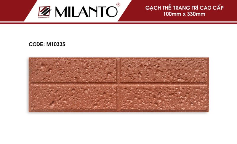 Gạch thẻ trang trí M10335 xương ceramic, bề mặt định hình, đường nét nổi rõ, tông xám đen hiện đại, sản xuất tại nhà máy DACERA