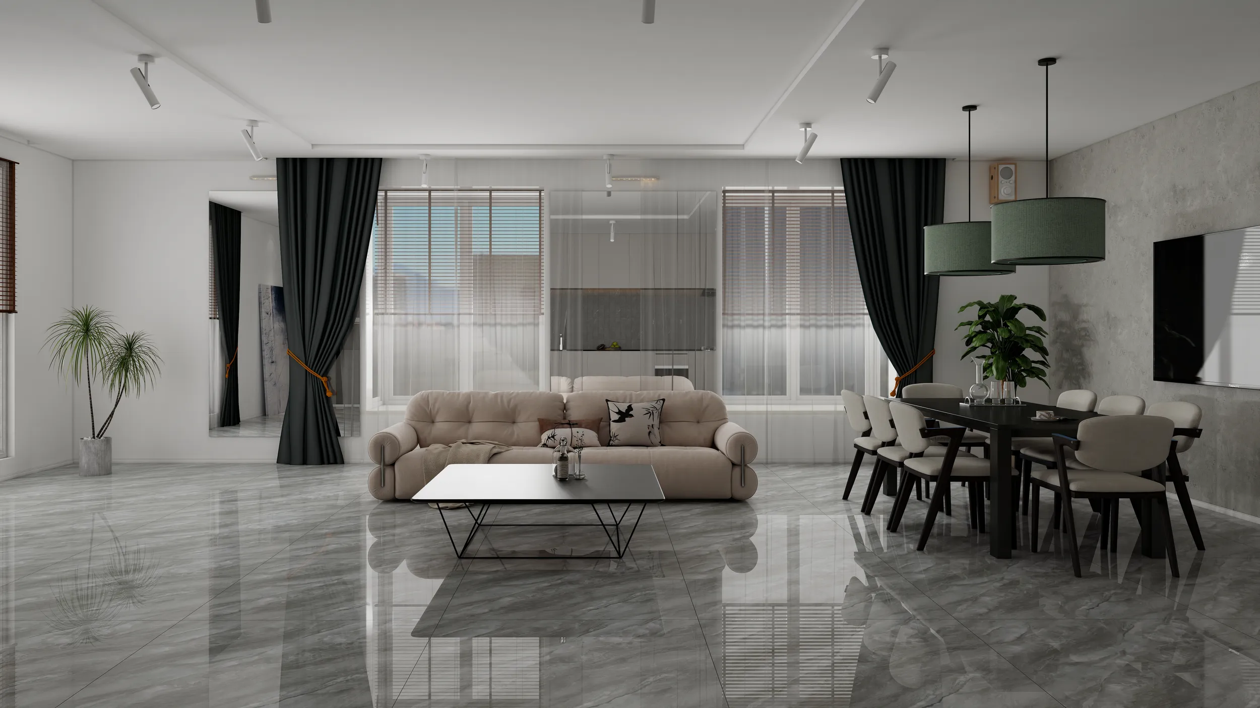 Gạch lát nền vân đá A1232 - Hình ảnh 4