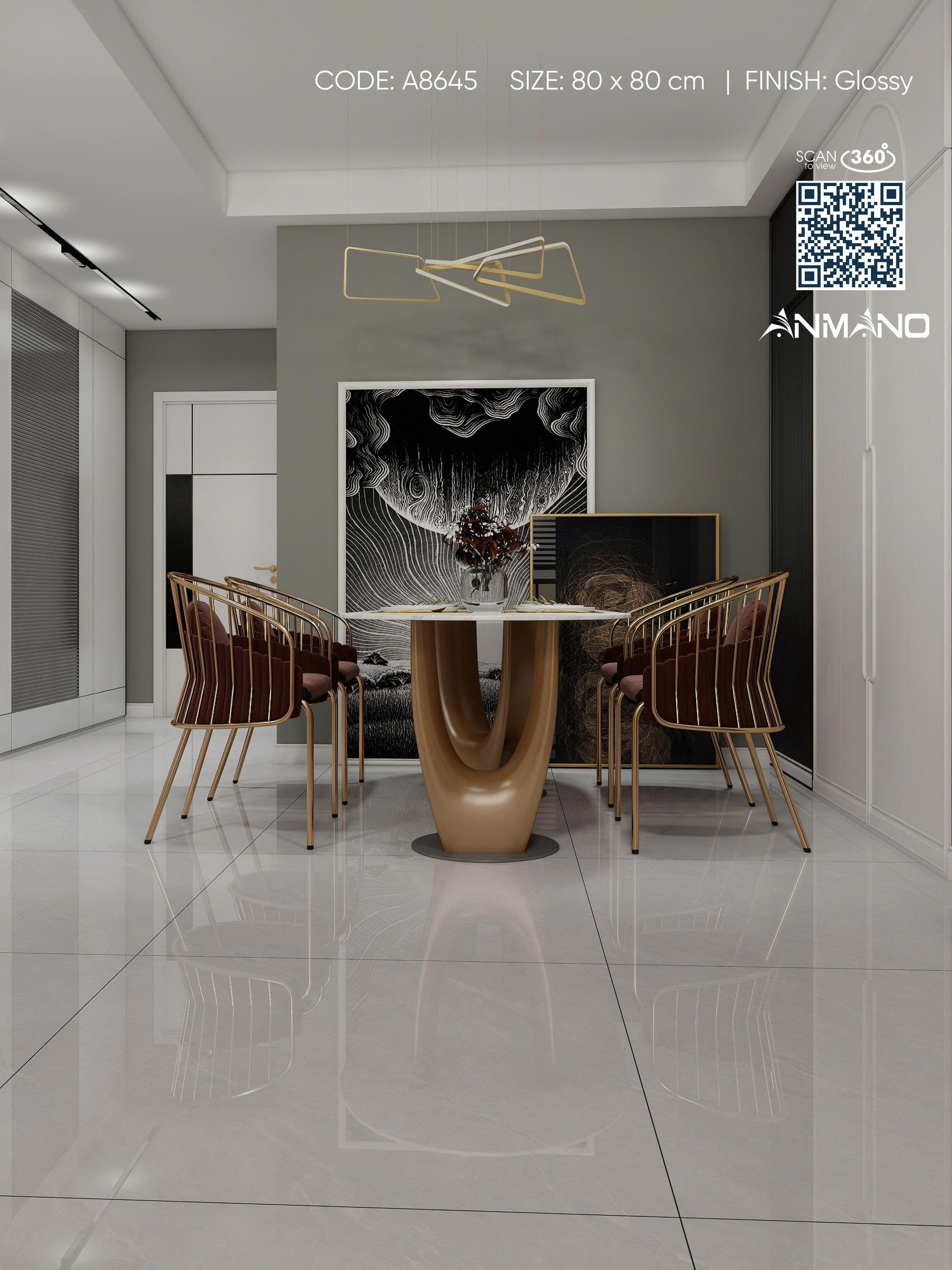 Gạch lát nền A8645 - Hình ảnh 5