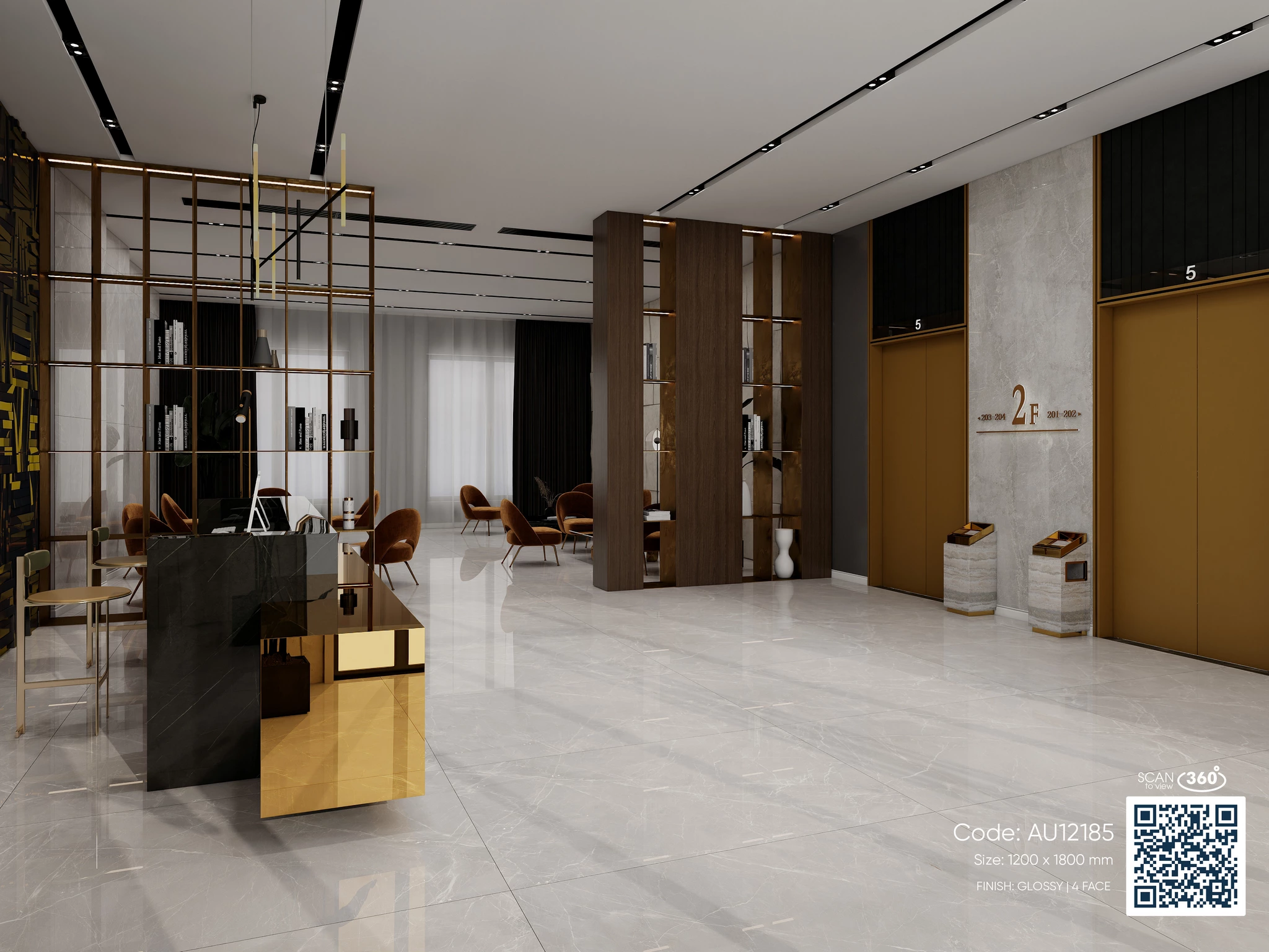 Gạch ốp lát AU12185 - Hình ảnh 5